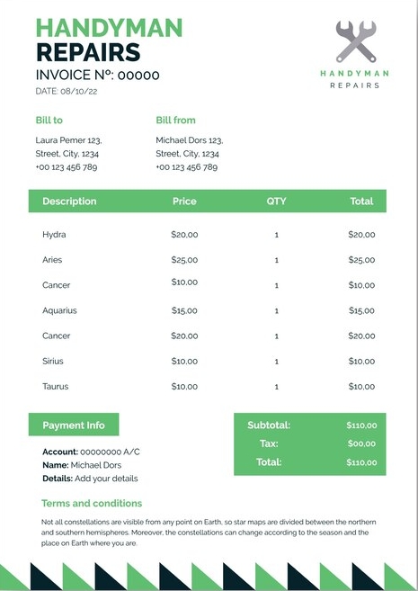 Modèle de facture pour carreleur et comment bien le rédiger ?