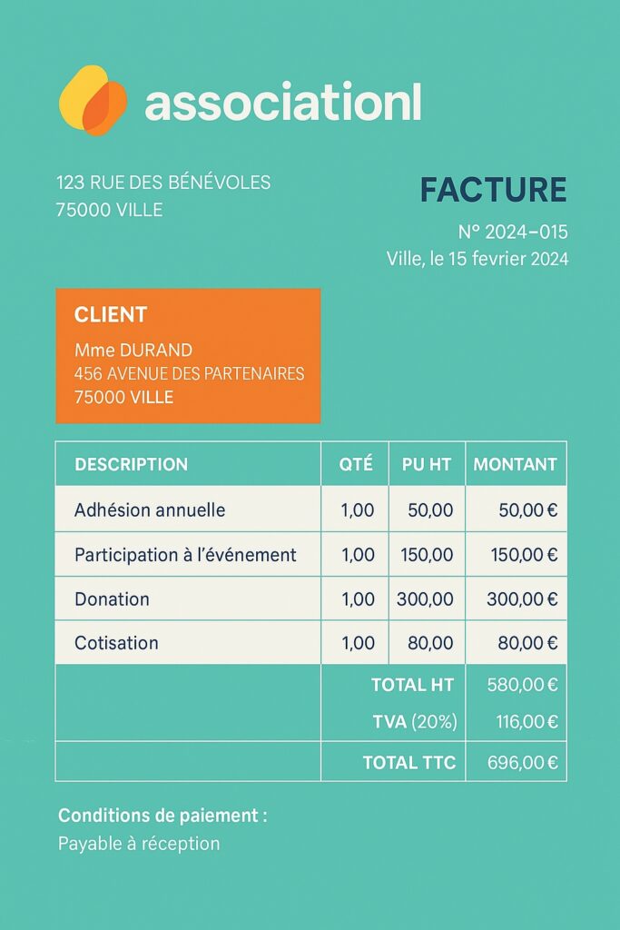 Modèle facture association : comment créer une facture efficace ?